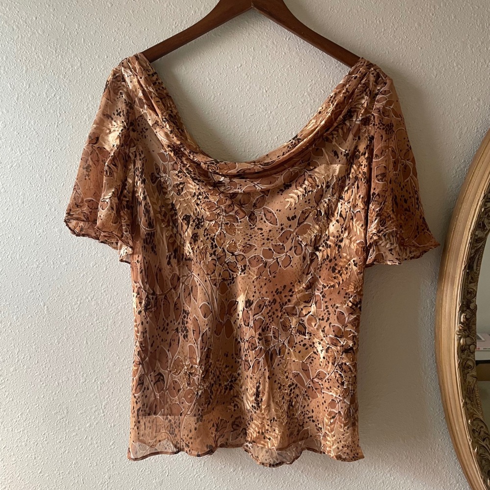Beautiful Fairy‎ Whimsy Silk Off the Shoulder Blouse - Picture 2 of 8